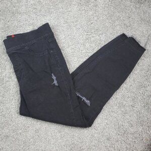Plus Size 1X Black Spanx Jeanish Pants